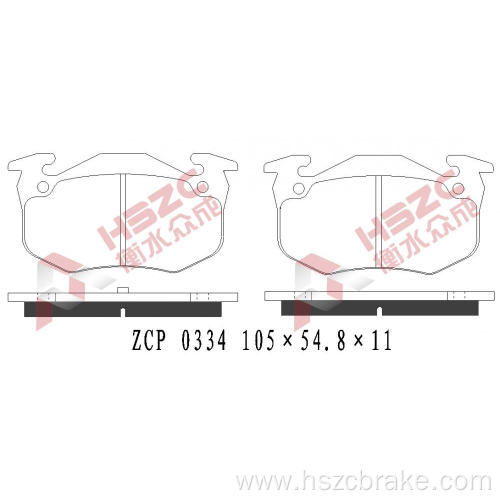 FMSI D1458 ceramic brake pad for Toyota